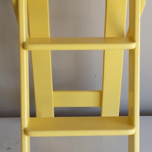 image of Ladder/Stool Folding Style Colour Yellow