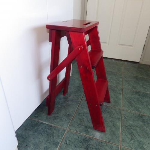 gallery image of Ladder/Stool Folding Style Colour Red